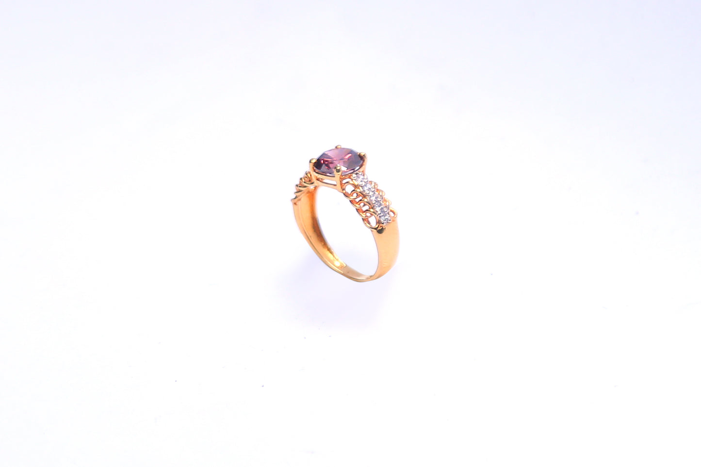 FALSA & ZIRCON WITH GOLD ELECTROPLATING