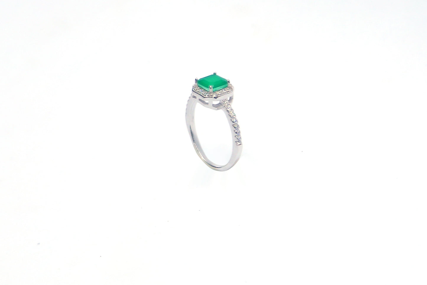 GREEN WITH ZIRCON
