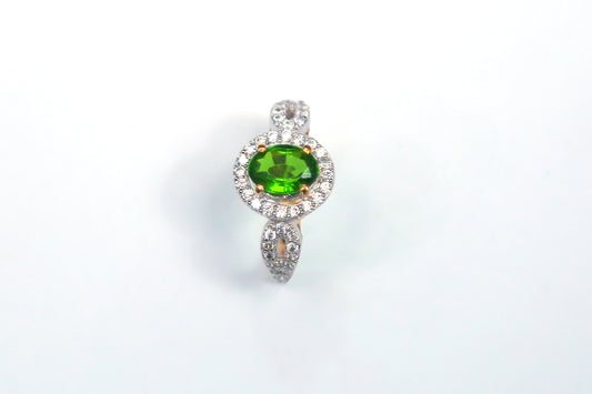 BOTTLE GREEN WITH ZIRCON