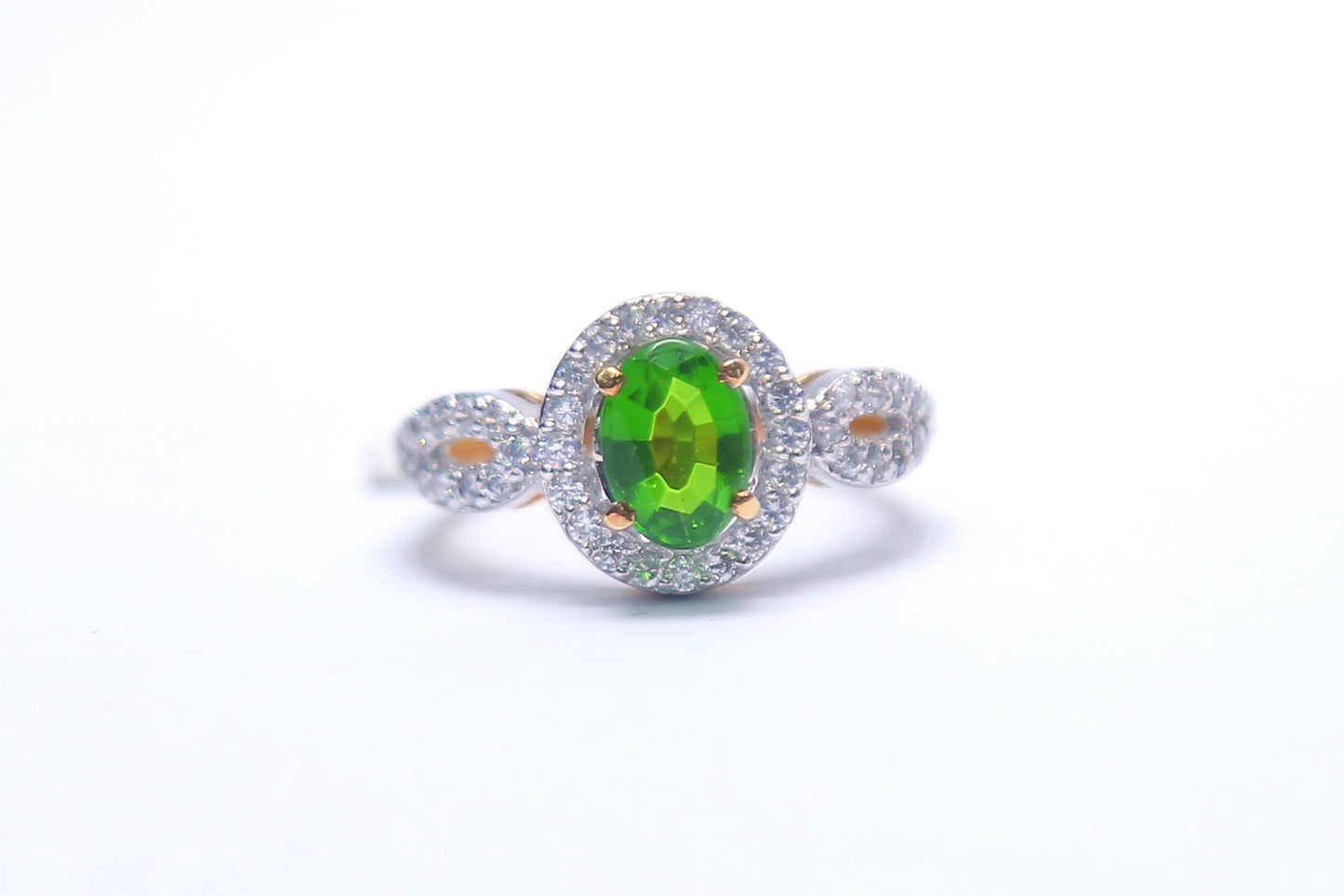 BOTTLE GREEN WITH ZIRCON
