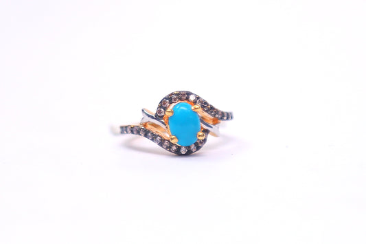 TURQOISE SILVER RING