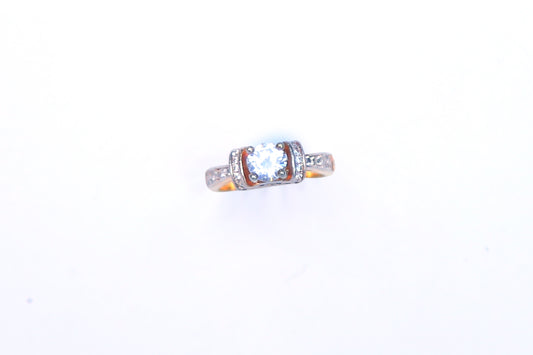 DIAMOND CUT ZIRCON RING