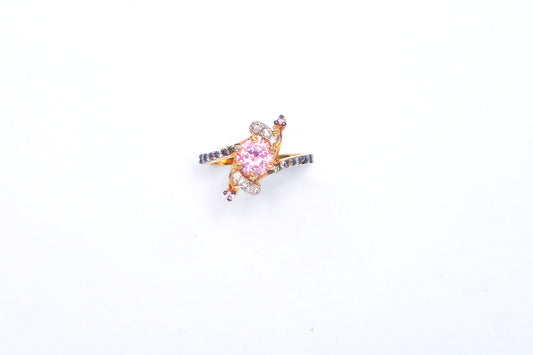 GLAMOROUS PINK RING