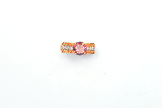 FALSA & ZIRCON WITH GOLD ELECTROPLATING